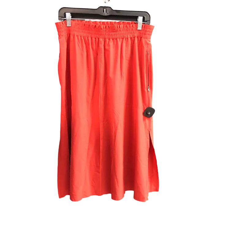 Skirt Midi By Athleta In Red, Size: M