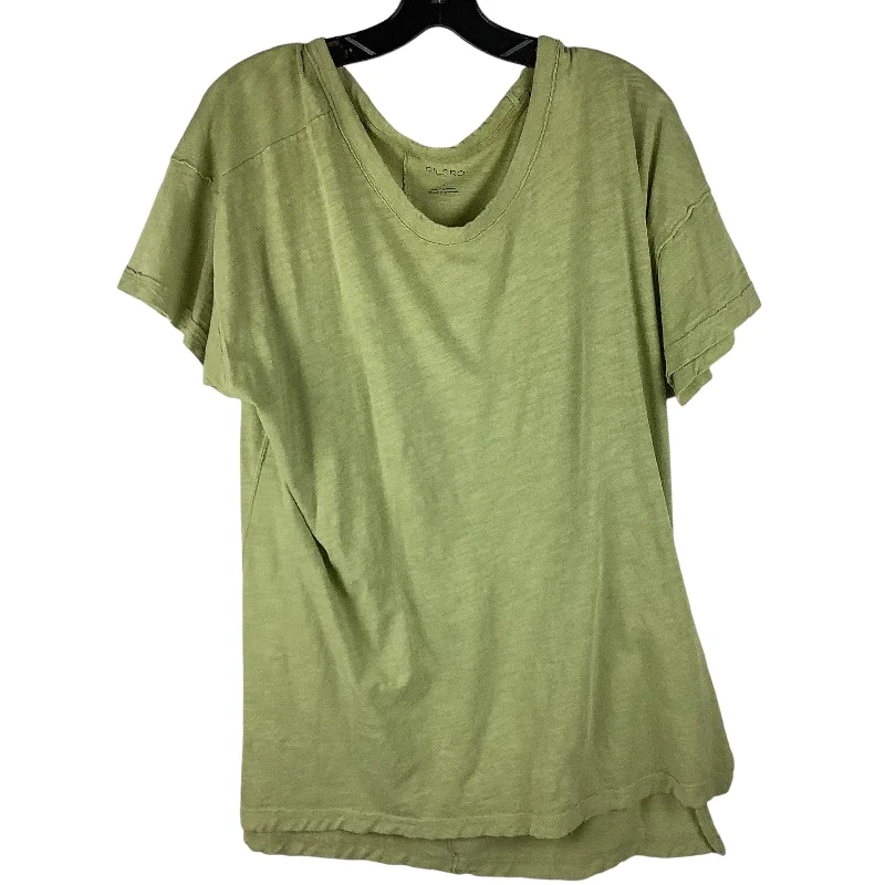 Top Short Sleeve By Pilcro In Green, Size: L