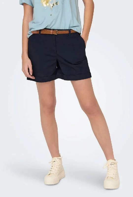 JDY CHICAGO MW BELTED CHINO SHORTS