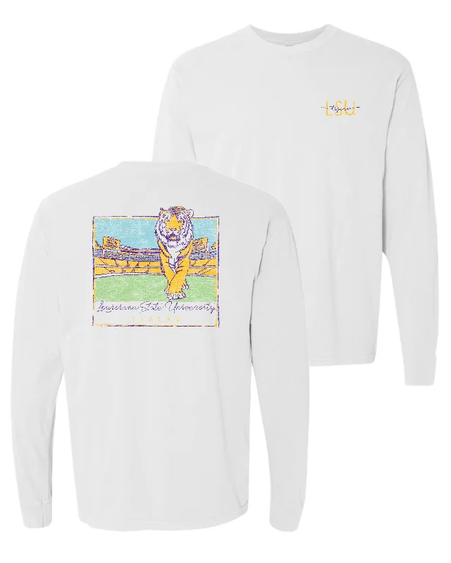 LSU Tigers T-Shirt Crewneck Comfort Colors