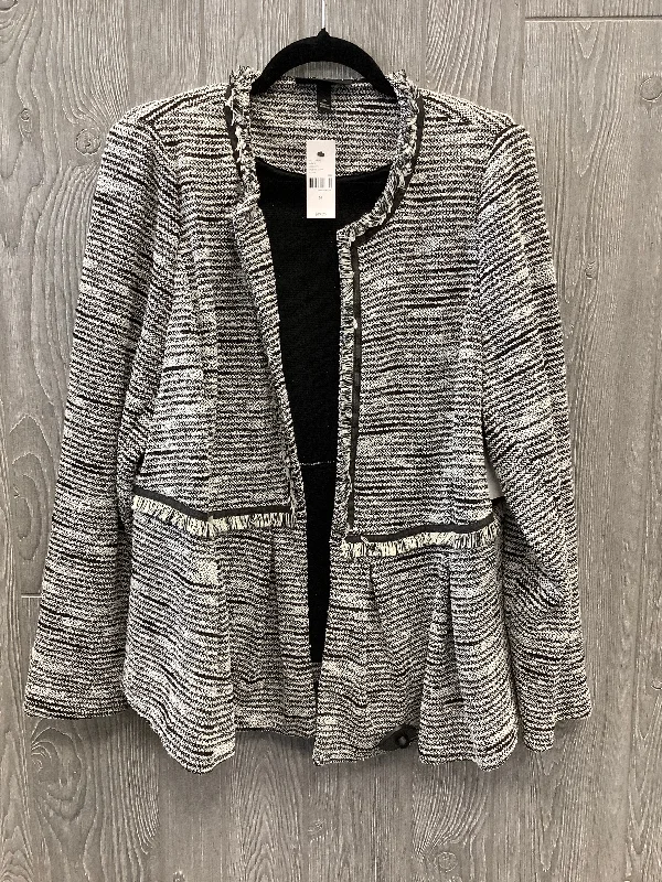 Blazer By Lane Bryant In Black & White, Size: Xl