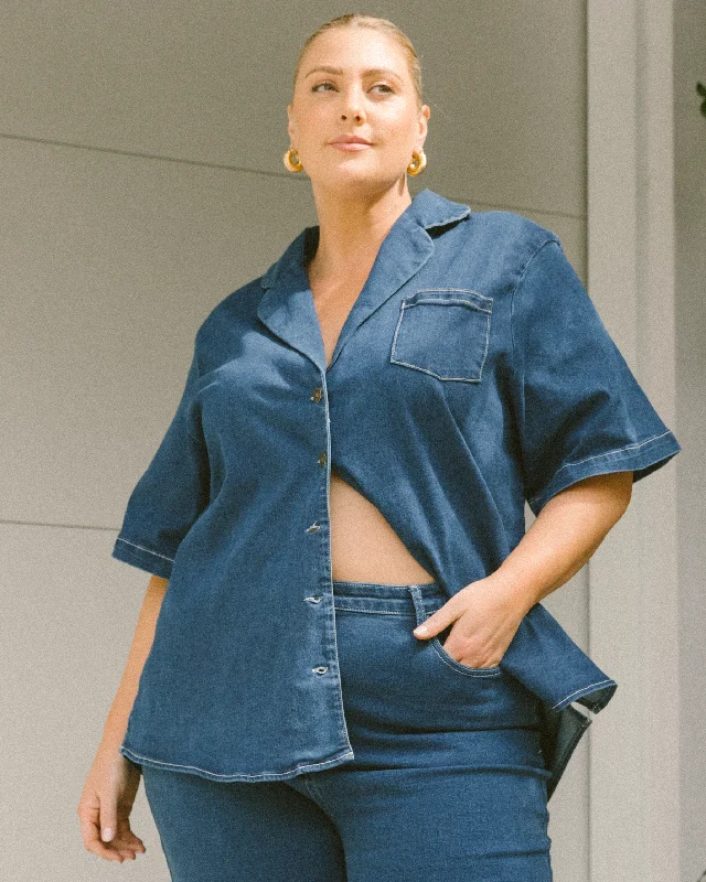 Lola Denim Shirt | Blue Denim