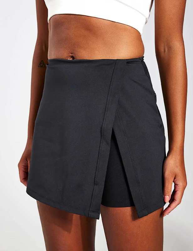 FLOAT Ultralight Split Skort - Black